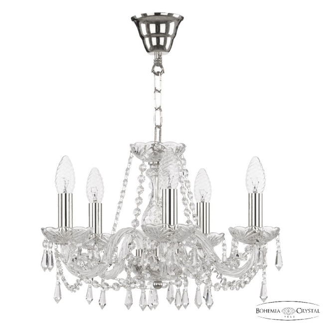 Подвесная люстра Bohemia Ivele Crystal 104/5/141 Ni Подвесная люстра Bohemia Ivele Crystal 104/5/141 Ni