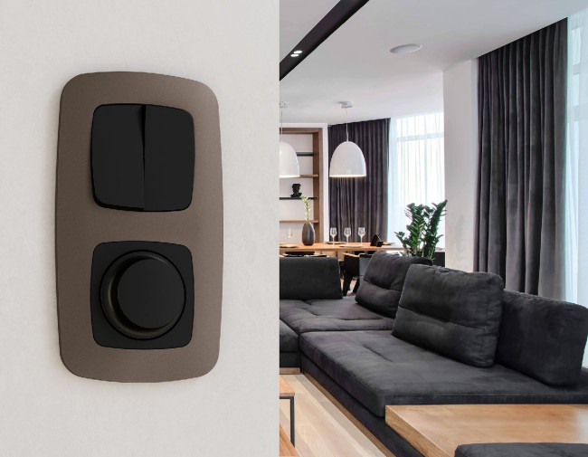 Лицевая панель для светорегулятора универсального Ambrella Volt Omega OP8055 Лицевая панель для светорегулятора универсального Ambrella Volt Omega OP8055