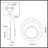 Настенный светильник Odeon Light Hightech Saturn 5443/1W Настенный светильник Odeon Light Hightech Saturn 5443/1W