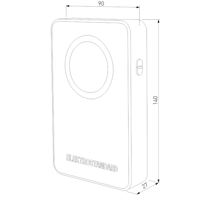 Дверной звонок Elektrostandard DBQ27 4690389175619 Дверной звонок Elektrostandard DBQ27 4690389175619