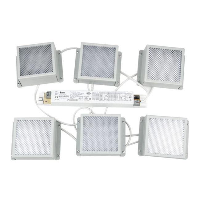 Встраиваемый светильник Uniel ULP-0808 42W/4000К IP40 GRILYATO WHITE KIT06 UL-00011060