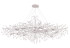 Подвесная люстра Crystal Lux REINA V2 SP12 L1500 SILVER PATINA