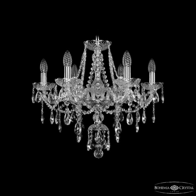 Подвесная люстра Bohemia Ivele Crystal 1415/6/200 Ni Подвесная люстра Bohemia Ivele Crystal 1415/6/200 Ni