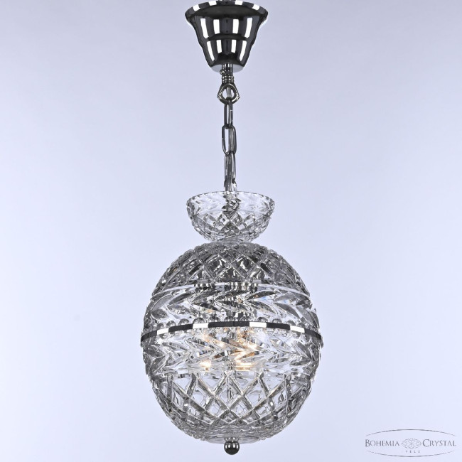 Подвесной светильник Bohemia Ivele Crystal 5480/20 Ni Clear/M-1F Подвесной светильник Bohemia Ivele Crystal 5480/20 Ni Clear/M-1F