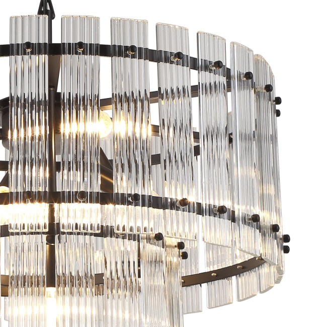 Подвесная люстра Delight Collection Ruby KG1112P-7 black/clear Подвесная люстра Delight Collection Ruby KG1112P-7 black/clear