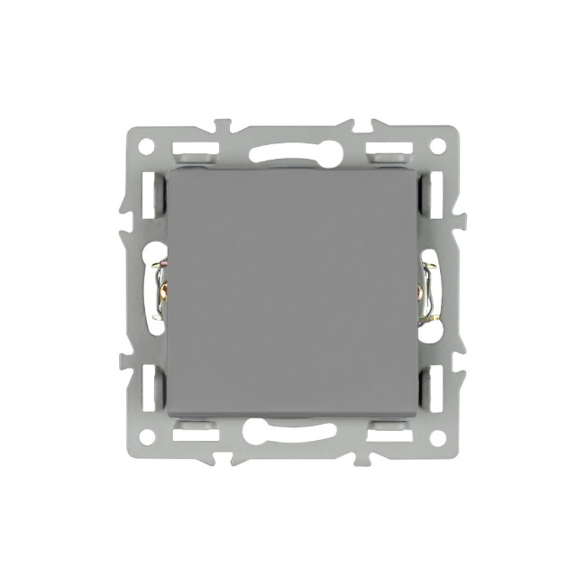 Механизм выключателя одноклавишный перекрёстный Arlight SWT-MKX1-PL-GR (250V, 16A) 043720 Механизм выключателя одноклавишный перекрёстный Arlight SWT-MKX1-PL-GR (250V, 16A) 043720