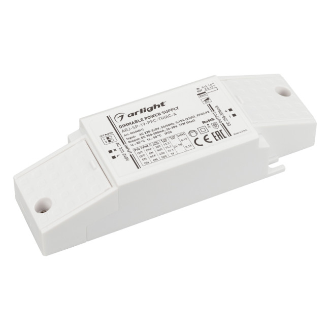 Блок питания Arlight ARJ-SP-19-PFC-Triac-INS (19W, 26-38V, 0.35-0.5A) 026048(1) Блок питания Arlight ARJ-SP-19-PFC-Triac-INS (19W, 26-38V, 0.35-0.5A) 026048(1)