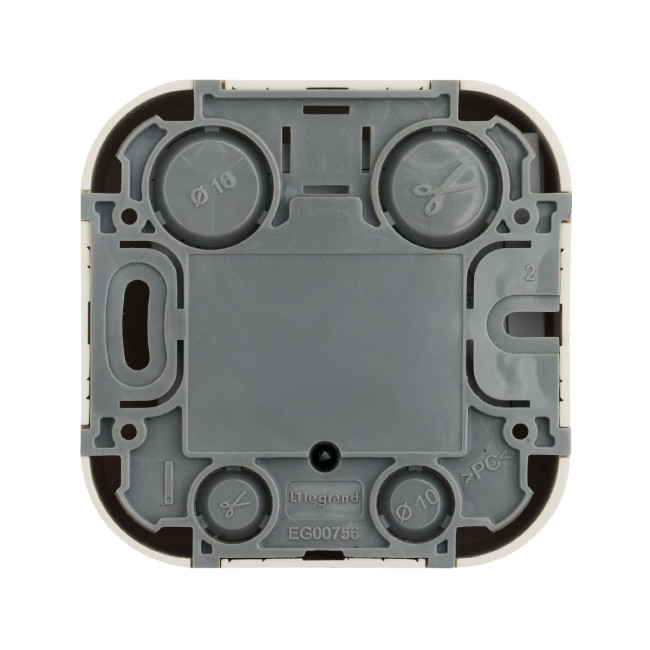 Розетка двойная RJ11+RJ45 Legrand Quteo 782251