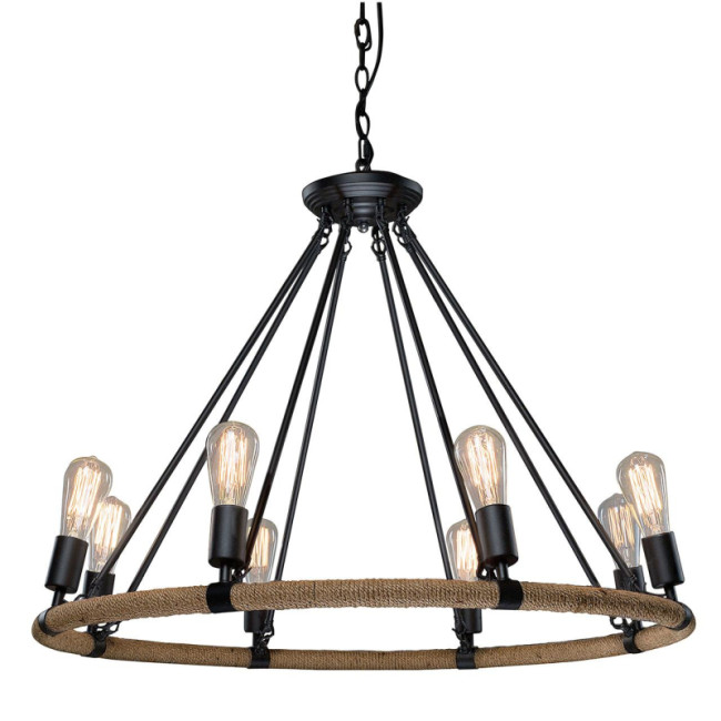 Подвесная люстра LOFT IT Rope filament Loft1861/8 Подвесная люстра LOFT IT Rope filament Loft1861/8