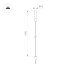 Ландшафтный светильник Arlight KT-CATALI-BOLL-H1375-0.5W Warm3000 (BK, 160 deg, 24V) 050684