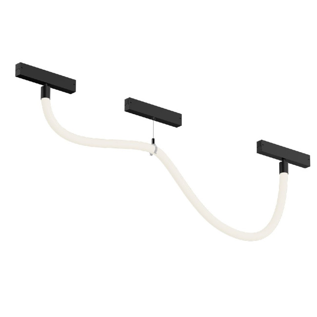 Трековый однофазный светильник Denkirs Smart Ray DK8060-BK