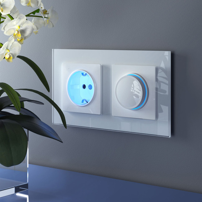 Диммер с подсветкой Werkel белый W1142101 4690389155260 Диммер с подсветкой Werkel белый W1142101 4690389155260