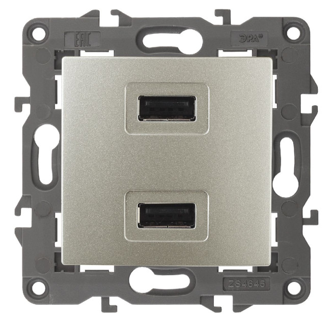 Розетка USB Эра 14-4110-04 Б0034371