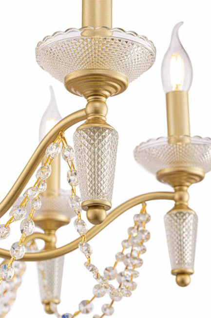 Подвесная люстра Freya Zoe FR2009PL-07G Подвесная люстра Freya Zoe FR2009PL-07G