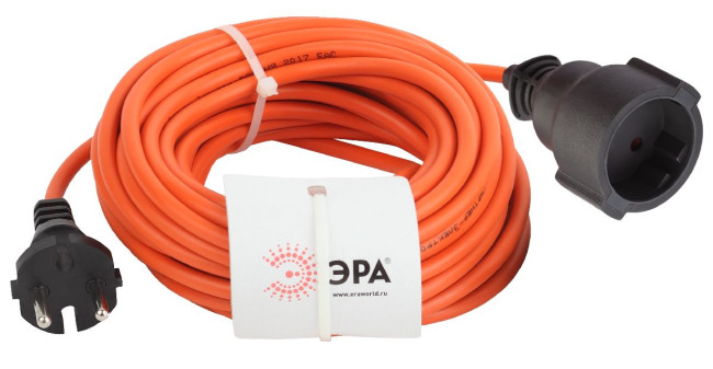 Удлинитель силовой Эра UPx-1-2x0.75-20m Б0043037 Удлинитель силовой Эра UPx-1-2x0.75-20m Б0043037