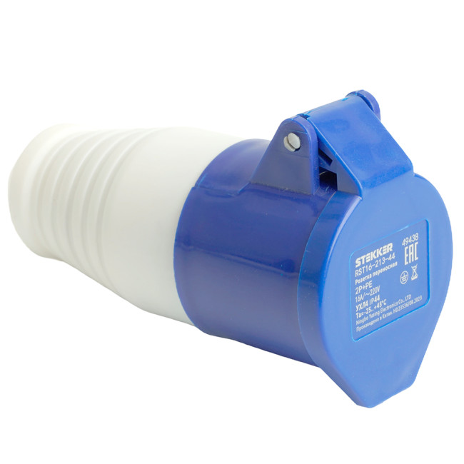 Розетка переносная Stekker RST16-213-44 49438 Розетка переносная Stekker RST16-213-44 49438