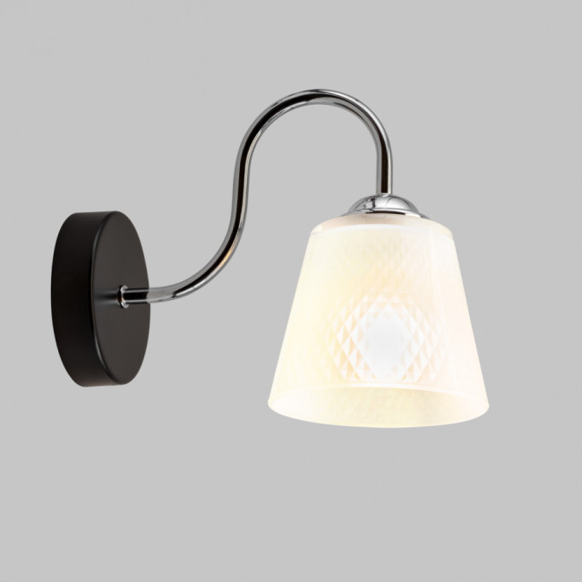 Бра IMEX Notta MD.51941-1-W-BK+СH Бра IMEX Notta MD.51941-1-W-BK+СH