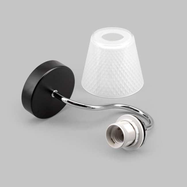 Бра IMEX Notta MD.51941-1-W-BK+СH Бра IMEX Notta MD.51941-1-W-BK+СH