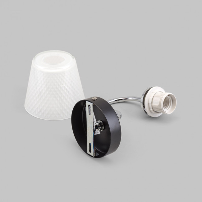 Бра IMEX Notta MD.51941-1-W-BK+СH Бра IMEX Notta MD.51941-1-W-BK+СH