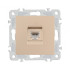 Розетка RJ45 Arte Milano 206.45-1.shampan