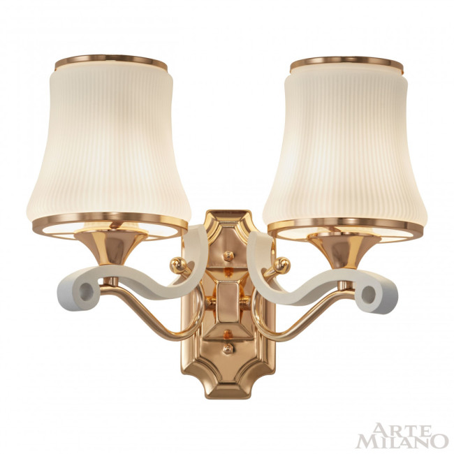 Бра Arte Milano Florentia-3987 303987/2W Wh/Gd Бра Arte Milano Florentia-3987 303987/2W Wh/Gd