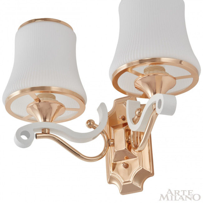 Бра Arte Milano Florentia-3987 303987/2W Wh/Gd Бра Arte Milano Florentia-3987 303987/2W Wh/Gd