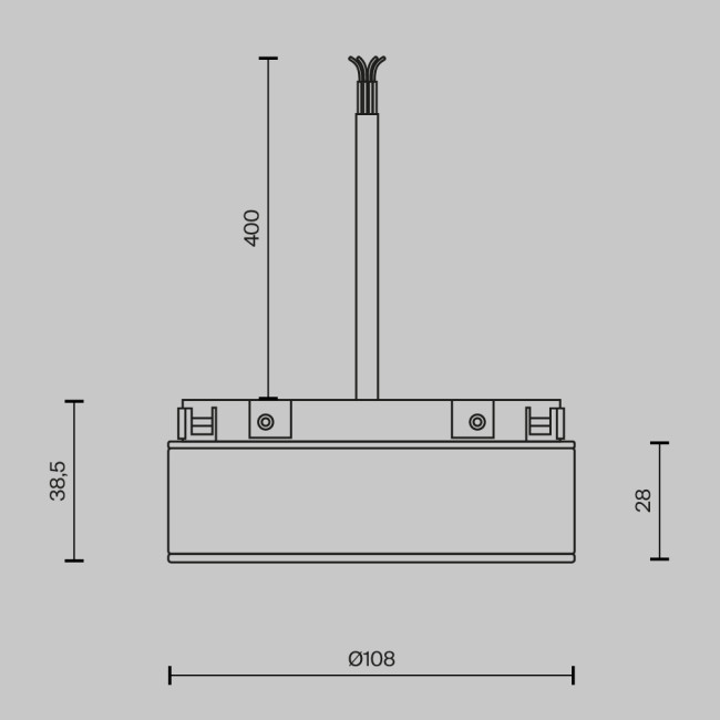 Блок питания встраиваемый Maytoni Basity DC48В 2A IP54 TRA172DR-100W-DS-B