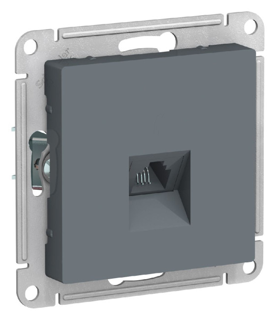 Розетка телефонная RJ11 Systeme Electric AtlasDesign Грифель ATN000781 Розетка телефонная RJ11 Systeme Electric AtlasDesign Грифель ATN000781