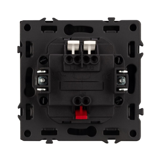 Механизм выключателя двухклавишный непроходной Arlight SWT-NOBE-MK02-SFPL-GR (230V, 10A) 054254