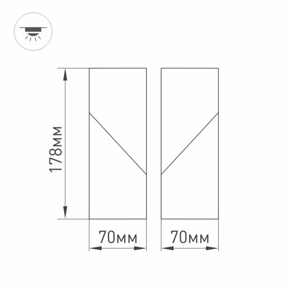 Накладной светильник Arlight Twist 026770(1) Накладной светильник Arlight Twist 026770(1)