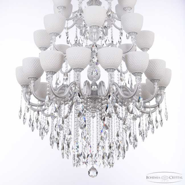 Подвесная люстра Bohemia Ivele Crystal AL78101/16+8+8/300/3d B WMN P1 U Wave Подвесная люстра Bohemia Ivele Crystal AL78101/16+8+8/300/3d B WMN P1 U Wave