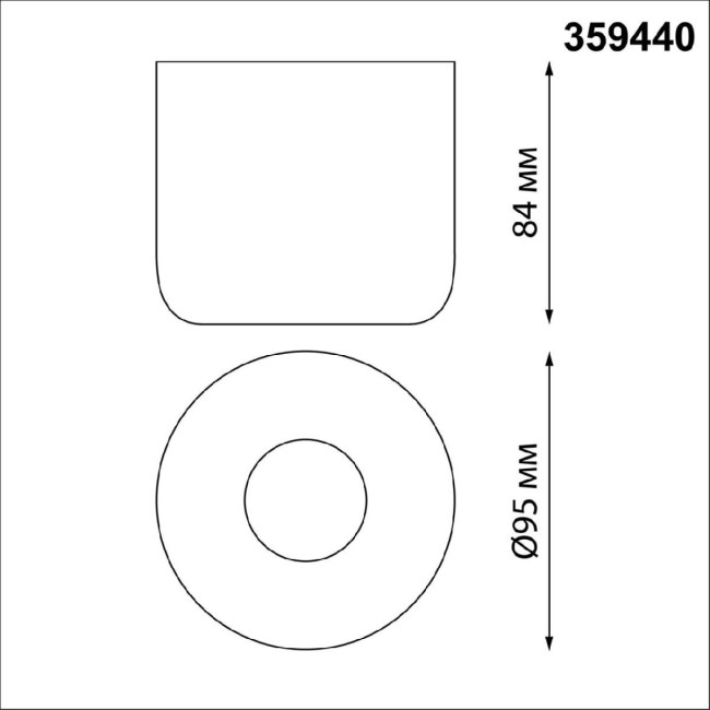 Накладной светильник Novotech Lisse 359440 Накладной светильник Novotech Lisse 359440
