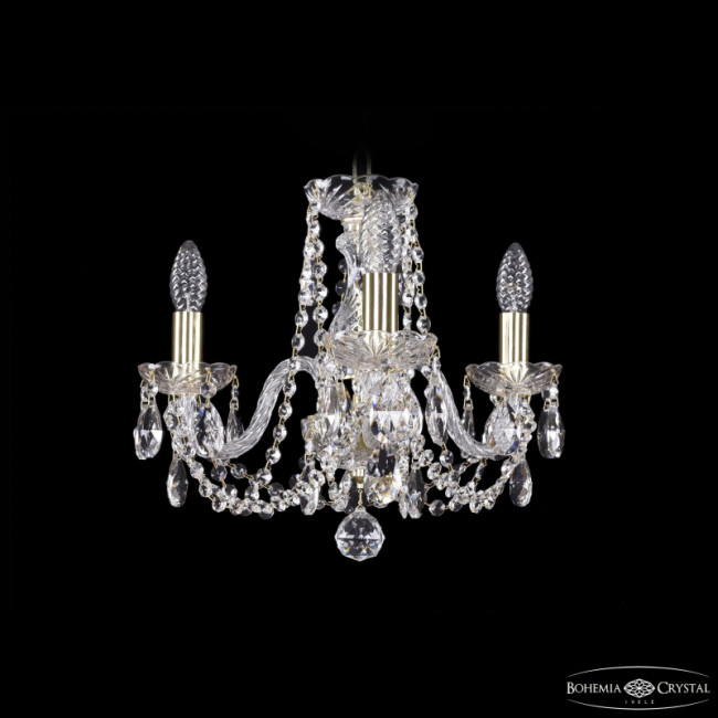 Подвесная люстра Bohemia Ivele Crystal 1402/3/141 G