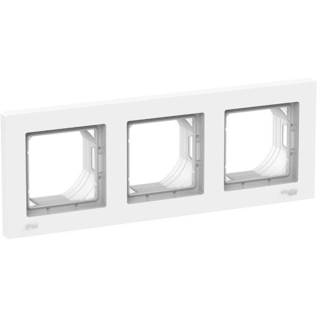 Рамка 3-ая Systeme Electric AtlasDesign Aqua Белый ATN440103 Рамка 3-ая Systeme Electric AtlasDesign Aqua Белый ATN440103