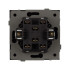 Механизм выключателя двухклавишный проходной Arlight SWT-TENDO-MKP2-PL-BK (230V, 10A) 054067
