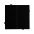 Механизм выключателя двухклавишный проходной Arlight SWT-TENDO-MKP2-PL-BK (230V, 10A) 054067