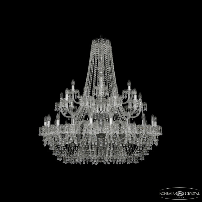 Подвесная люстра Bohemia Ivele Crystal 1410/20+10+5/400/2d Ni V0300