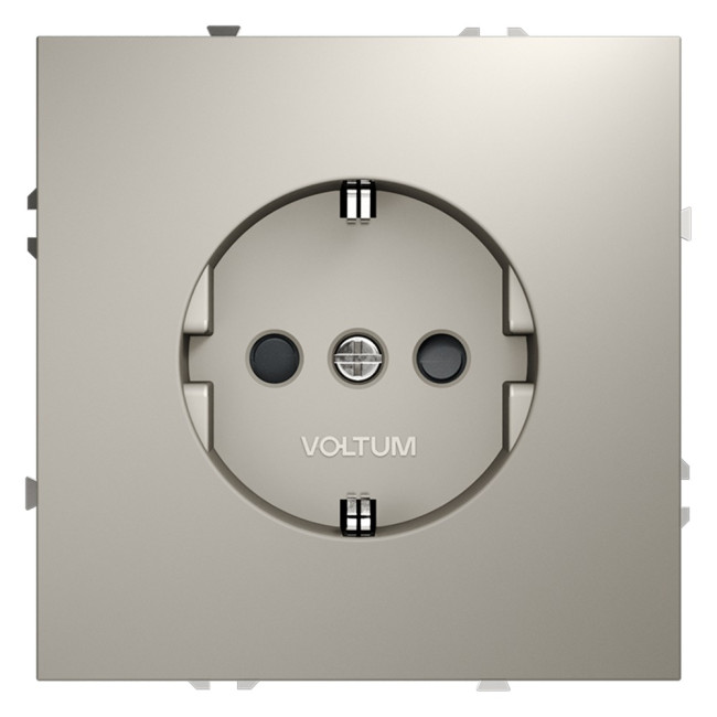 Розетка со шторками Voltum S70 VLS040203 (кашемир)