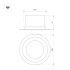 Встраиваемый светильник Arlight MS-DROP-BUILT-R84-8W Warm2700 054707