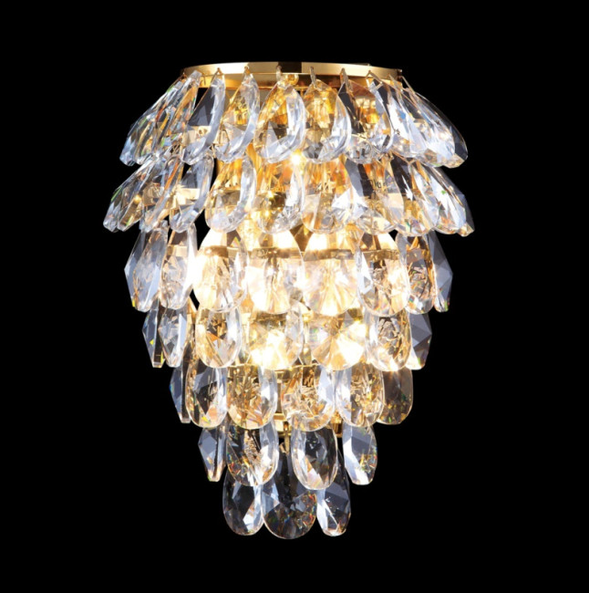 Бра Crystal Lux Charme CHARME AP3 GOLD/TRANSPARENT Бра Crystal Lux Charme CHARME AP3 GOLD/TRANSPARENT