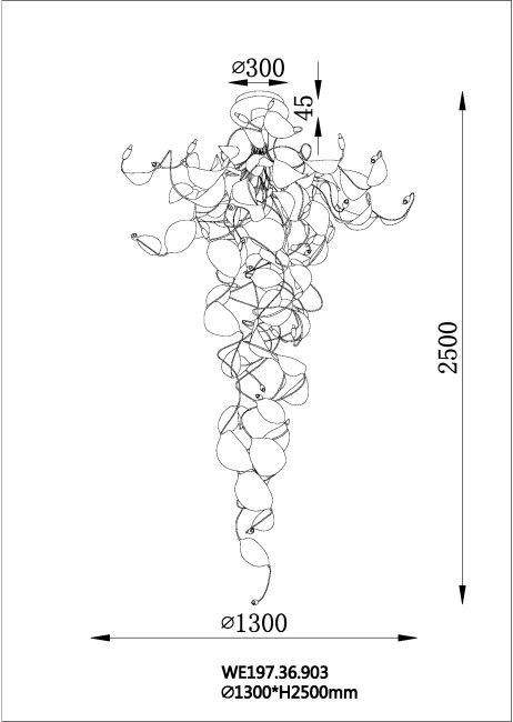 Потолочный светильник Wertmark Alessandra WE197.36.903 Потолочный светильник Wertmark Alessandra WE197.36.903