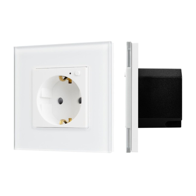Розетка электрическая с Zigbee управлением Arlight SCT-OMALI-EUZB1-PL-WH (240V, 16A, Zigbee) 050215 Розетка электрическая с Zigbee управлением Arlight SCT-OMALI-EUZB1-PL-WH (240V, 16A, Zigbee) 050215
