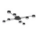 Потолочные люстры Arte Lamp Tracy A1527PL-8BK Потолочные люстры Arte Lamp Tracy A1527PL-8BK