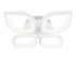 Потолочная светодиодная люстра Ambrella Light Acrylica Original FA4488 Потолочная светодиодная люстра Ambrella Light Acrylica Original FA4488