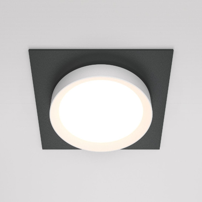 Встраиваемый светильник Maytoni Technical Hoop DL086-GX53-SQ-BW