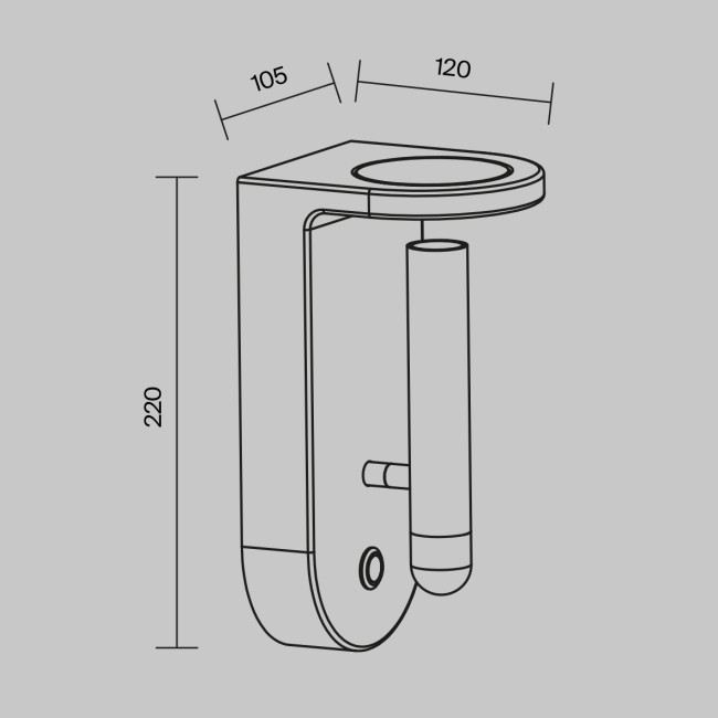 Настенный светильник Maytoni Synergy C034WL-L5W3K Настенный светильник Maytoni Synergy C034WL-L5W3K