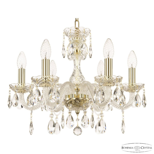 Подвесная люстра Bohemia Ivele Crystal 117/6/165 G Подвесная люстра Bohemia Ivele Crystal 117/6/165 G