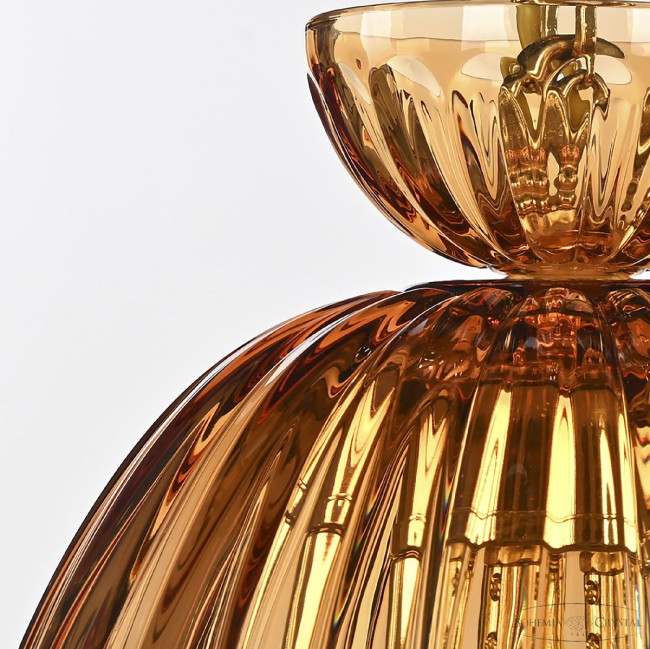 Подвесной светильник Bohemia Ivele Crystal 5480/22 G Amber/M-1H Подвесной светильник Bohemia Ivele Crystal 5480/22 G Amber/M-1H