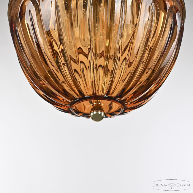 Подвесной светильник Bohemia Ivele Crystal 5480/22 G Amber/M-1H Подвесной светильник Bohemia Ivele Crystal 5480/22 G Amber/M-1H