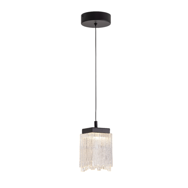 Подвесной светильник MD25020403-1A1 Matt black, LED/6.4W, 3000K dimmable